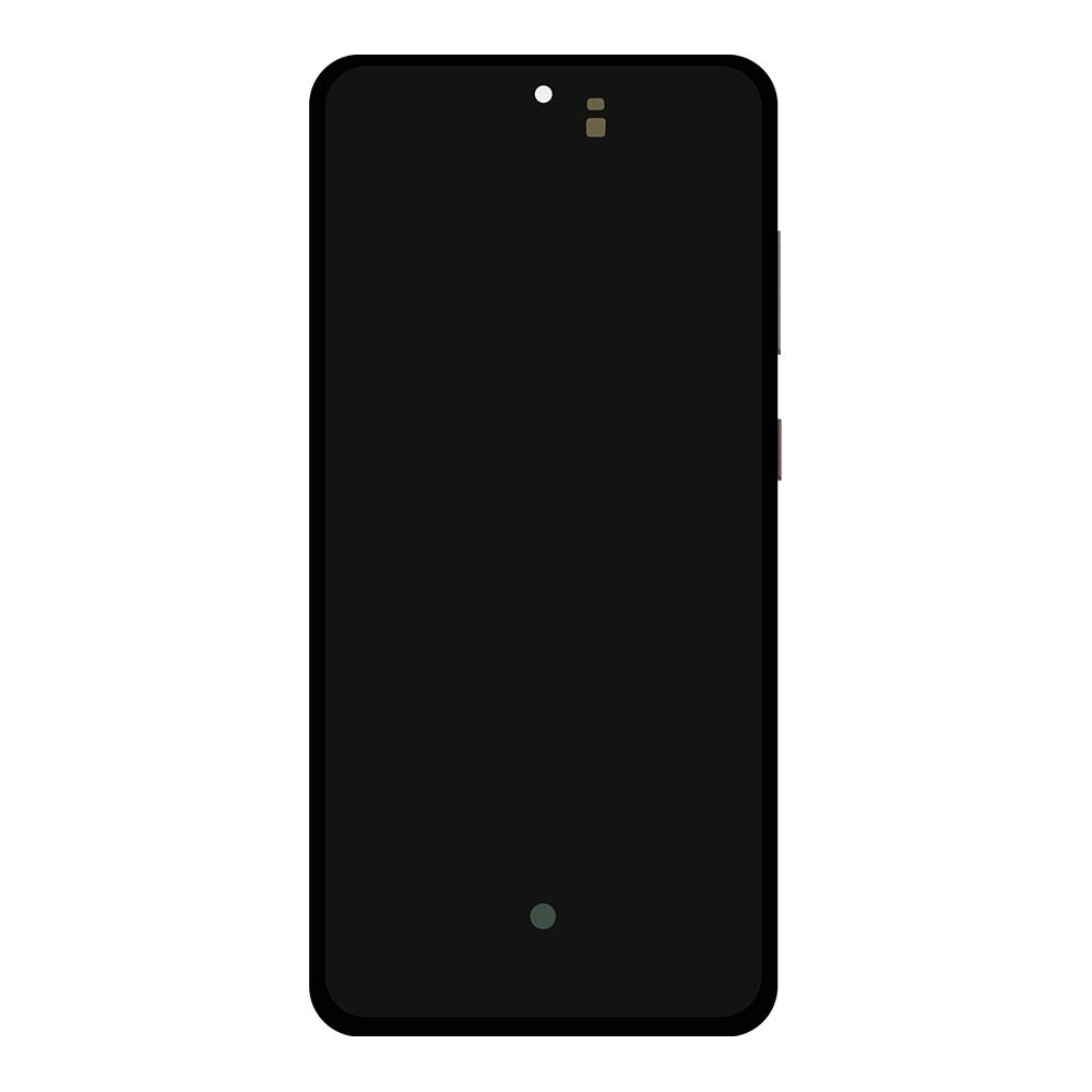 LCD дисплей для Samsung Galaxy S21 FE SM-G990 GH82-26412A в рамке (серый) 100% OR SP
