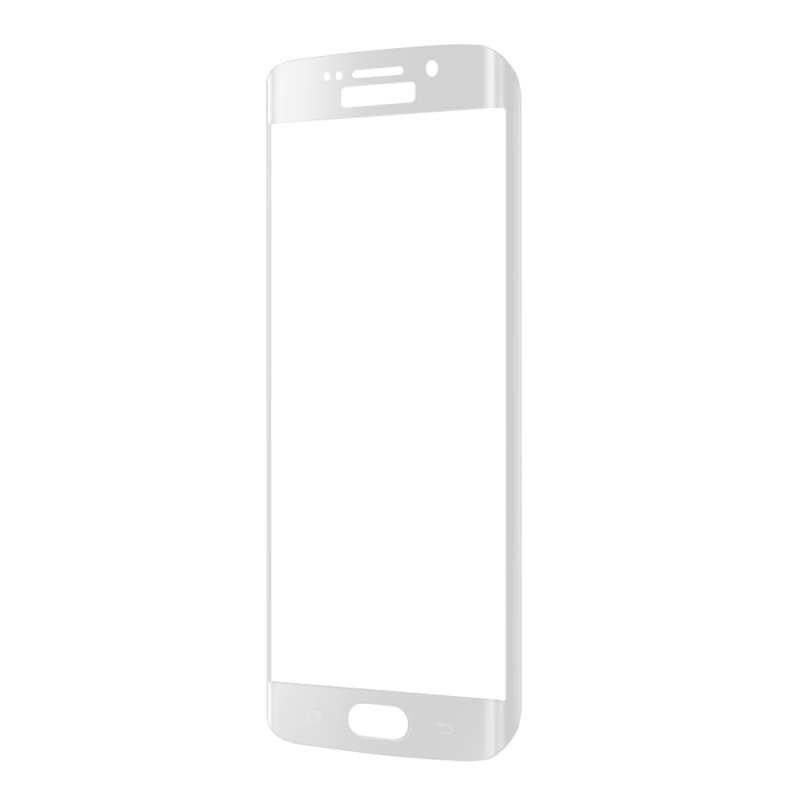 Защитное стекло Tempered Glass 3D для Samsung Galaxy S6 Edge (белое)