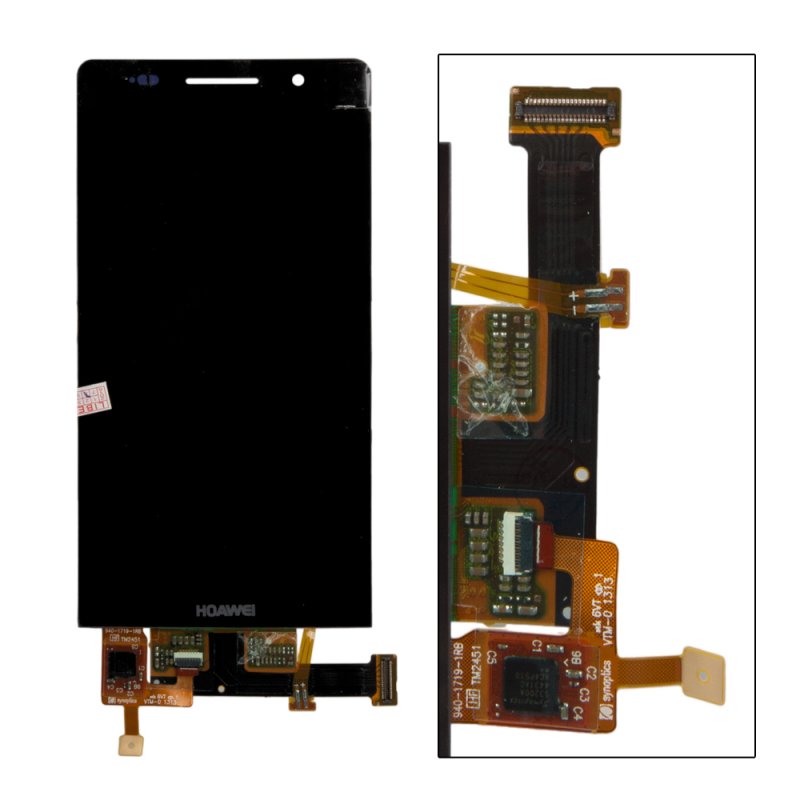 LCD дисплей для Huawei Ascend P6 с тачскрином (черный)