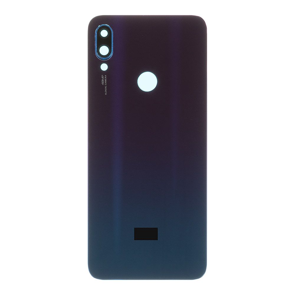 Задняя крышка для Xiaomi Redmi Note 7/7 Pro со стеклом камеры (синий)