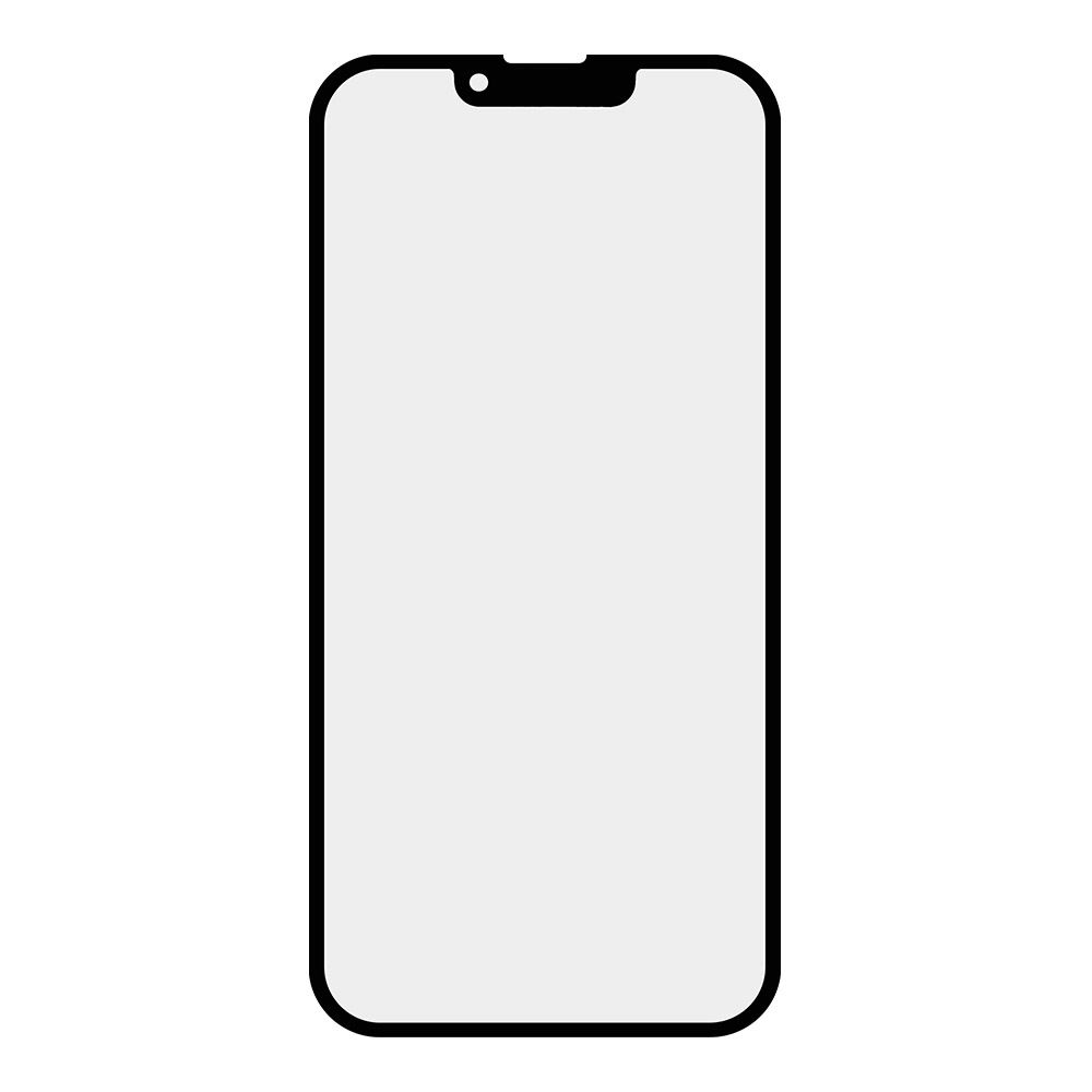 Стекло для переклейки iPhone 13\13 PRO олеофобное покрытие (черный)