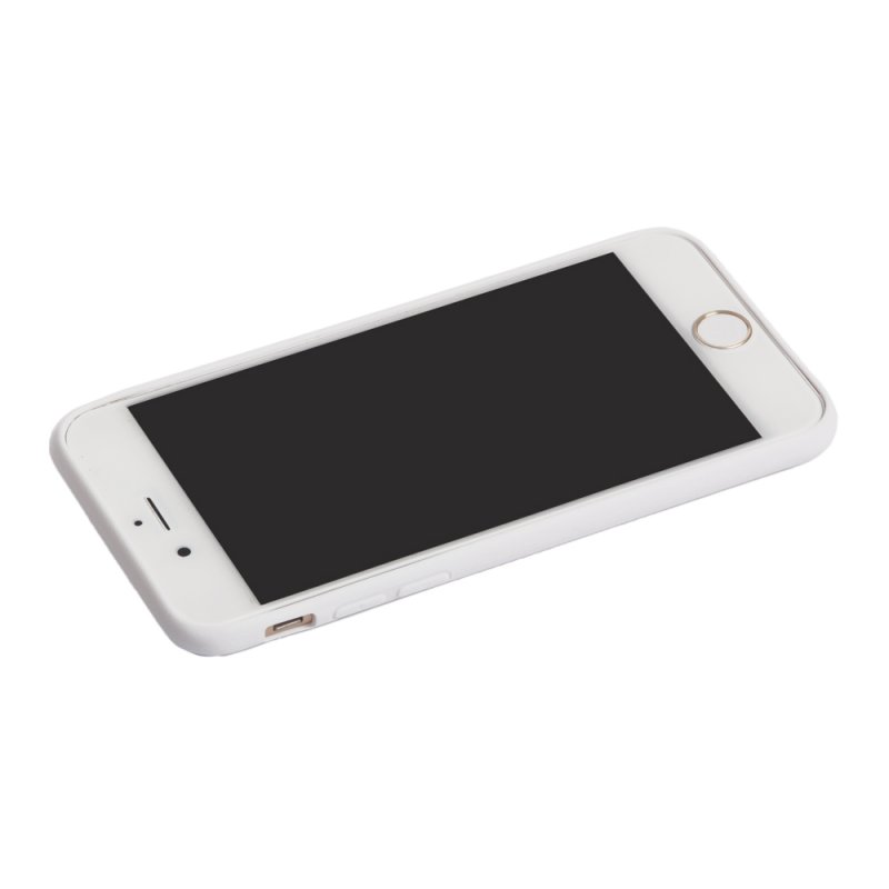 Защитная крышка для iPhone 6/6s Leather TPU Case (белая)