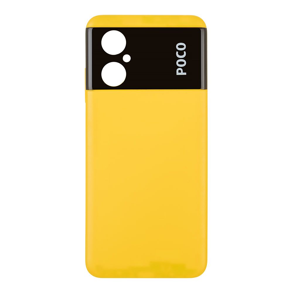 Задняя крышка для Xiaomi Poco M4 5G (22041219PG) (желтый)