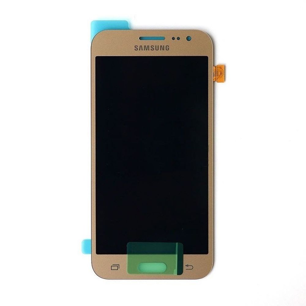 LCD дисплей для Samsung Galaxy J2 2016 SM-J200 GH97-17940B без рамки (золотой) 100% OR