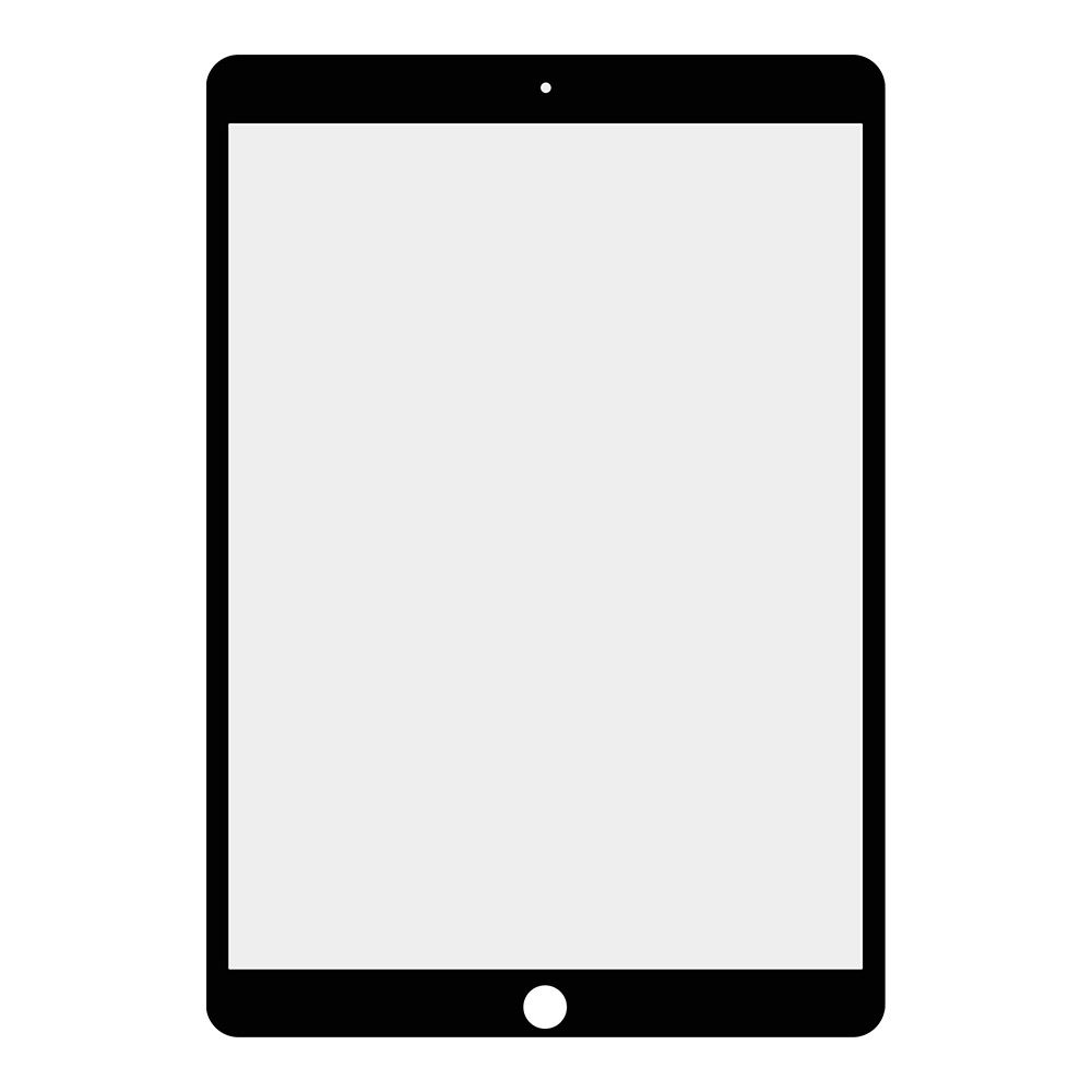 Стекло для переклейки Apple iPad Pro 10.5" (черный)