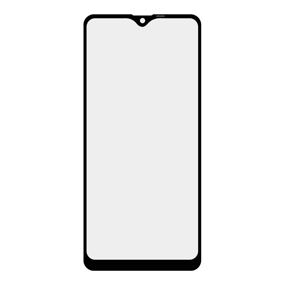 Стекло + OCA плёнка для переклейки Samsung A207F Galaxy A20s 2019 (черный)