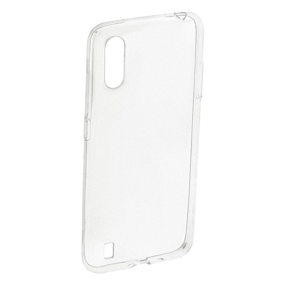 Силиконовый чехол "LP" для Samsung Galaxy A01 TPU (прозрачный) европакет