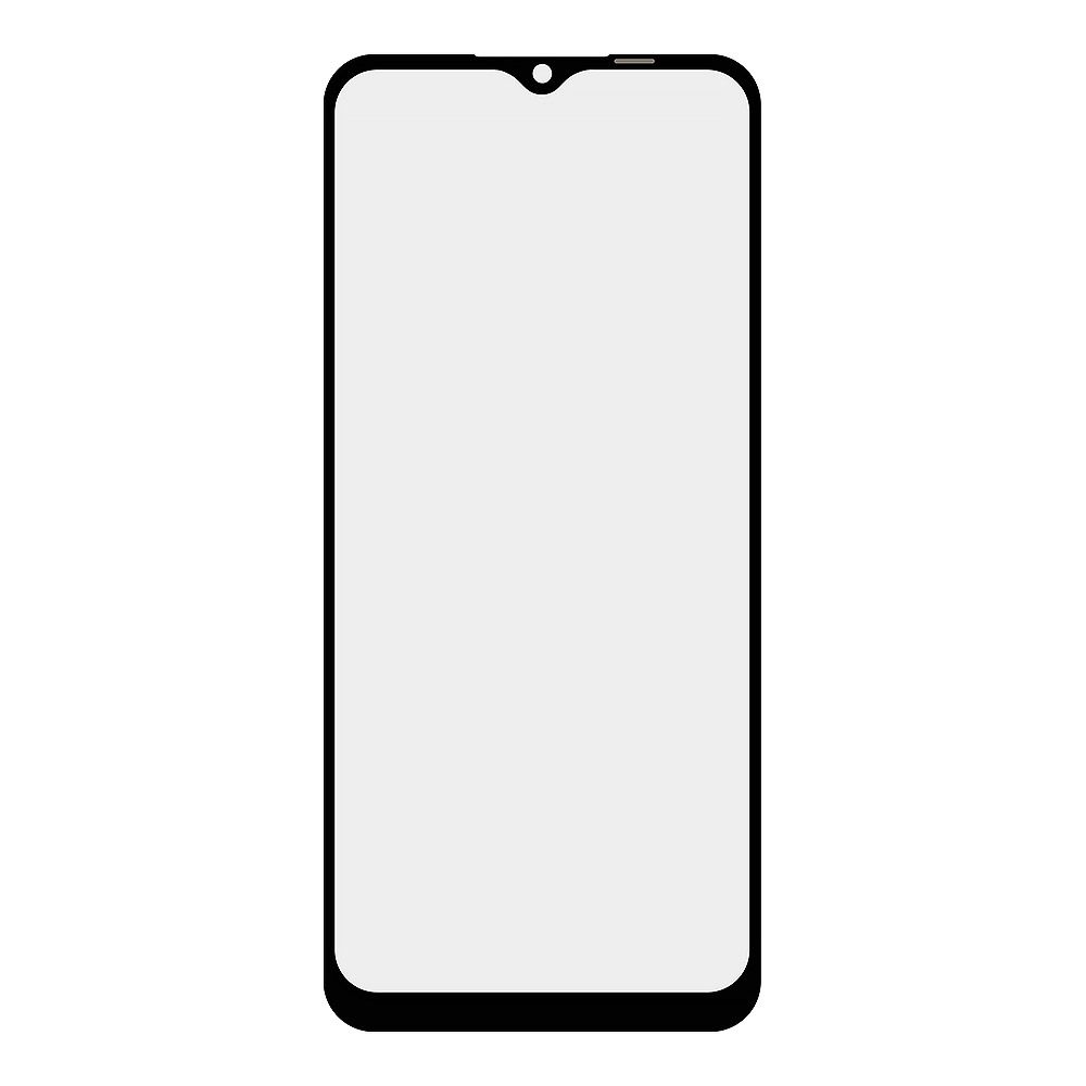 Стекло для переклейки Realme C11/C15/C12/C25/C25s/Q21/V3/Narzo 20/30A/50A (черный)