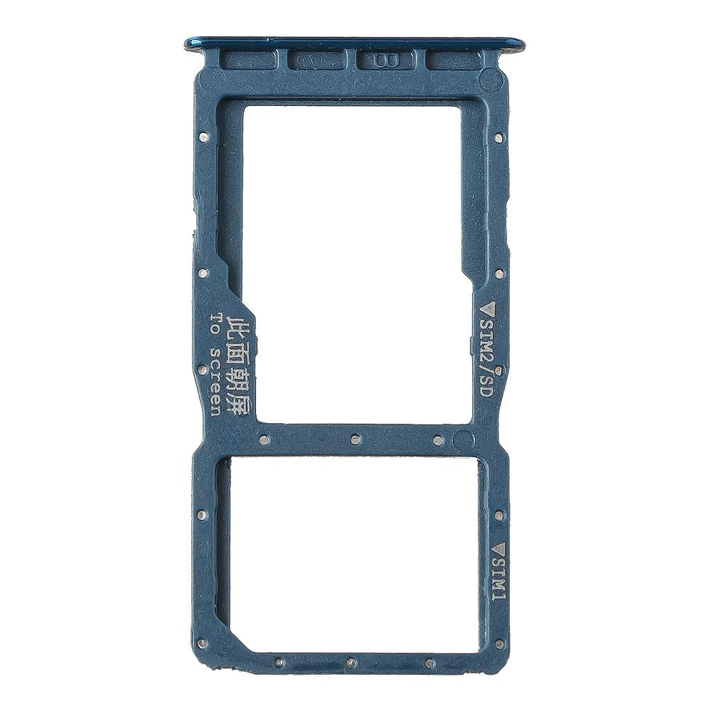 Держатель SIM карты для Huawei P30 Lite MAR LX1M / Nova 4e MAR AL00 синий