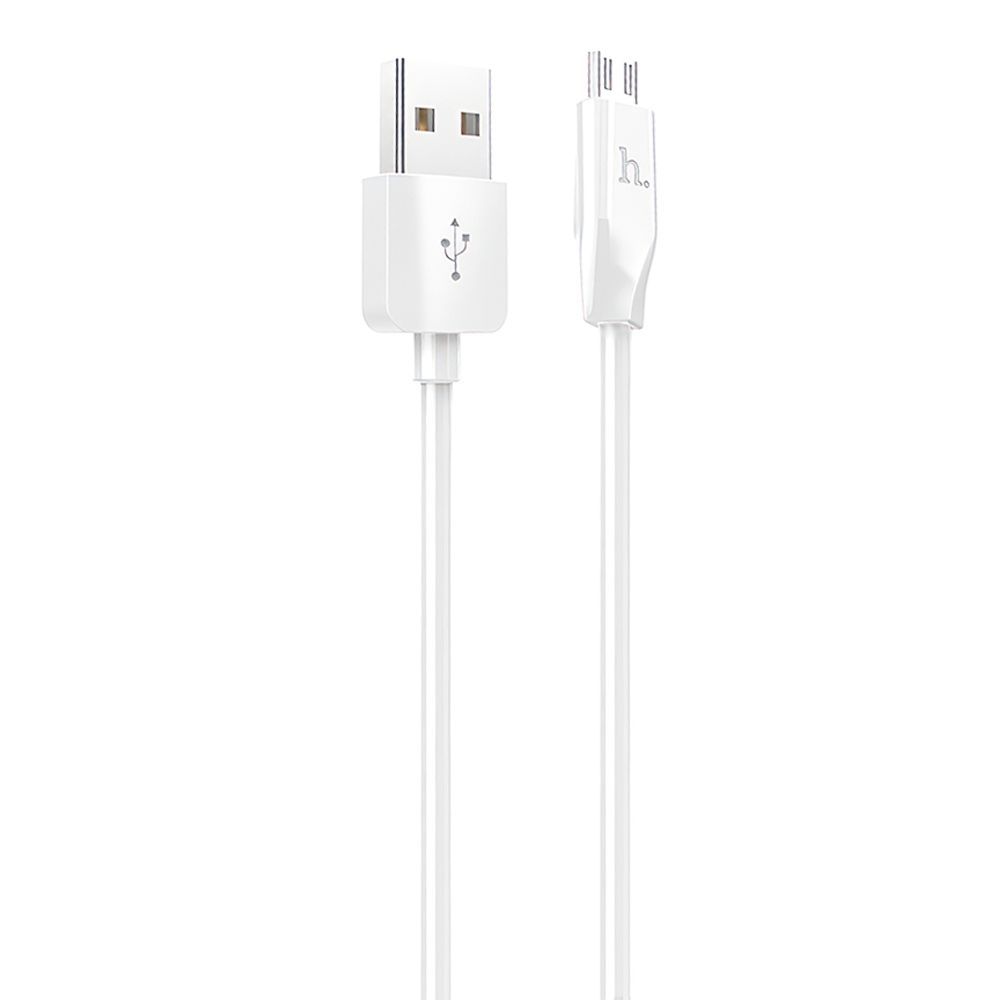 USB кабель HOCO X1 Rapid MicroUSB, 2А, 2м, PVC (белый)
