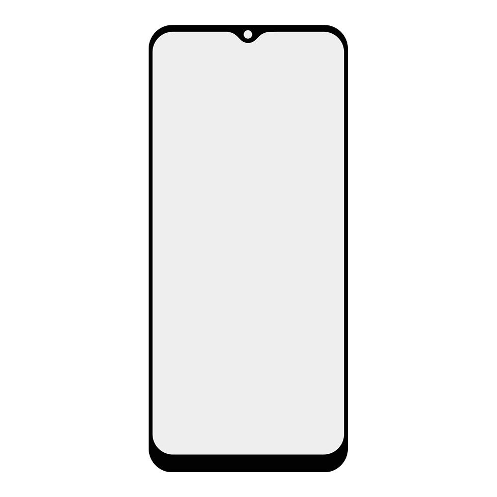 Стекло + OCA пленка для переклейки Realme C30s (черный)