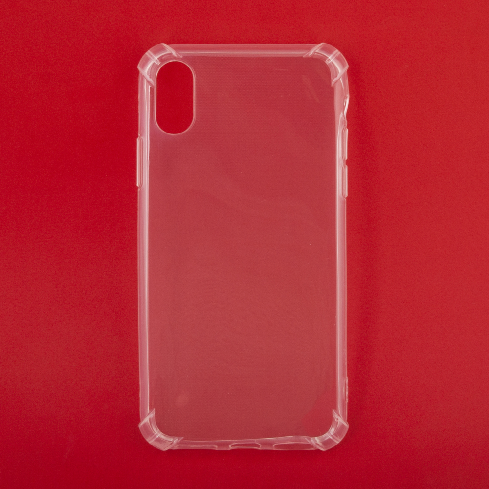 Силиконовый чехол "LP"  для iPhone Х/Xs ударопрочный TPU Armor Case (прозрачный) европакет