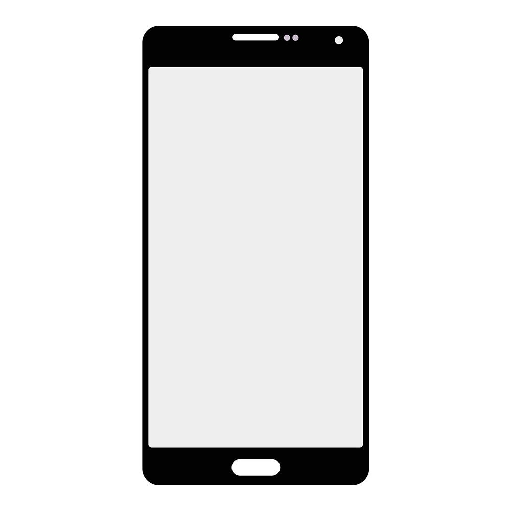 Стекло для переклейки Samsung SM-A700 A7 (цвет черный)