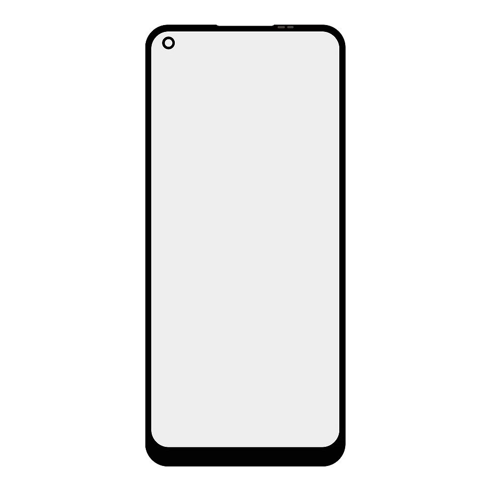 Стекло + OCA плёнка для переклейки Oppo A54 4G (черный)