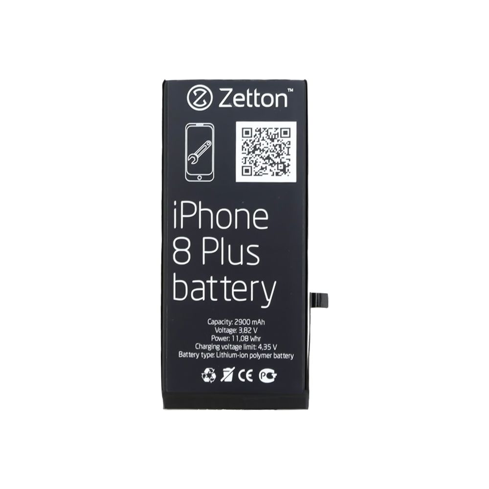 Аккумулятор (АКБ) Zetton для iPhone 8 Plus 2900 mAh, Li-Pol аналог 616-00367