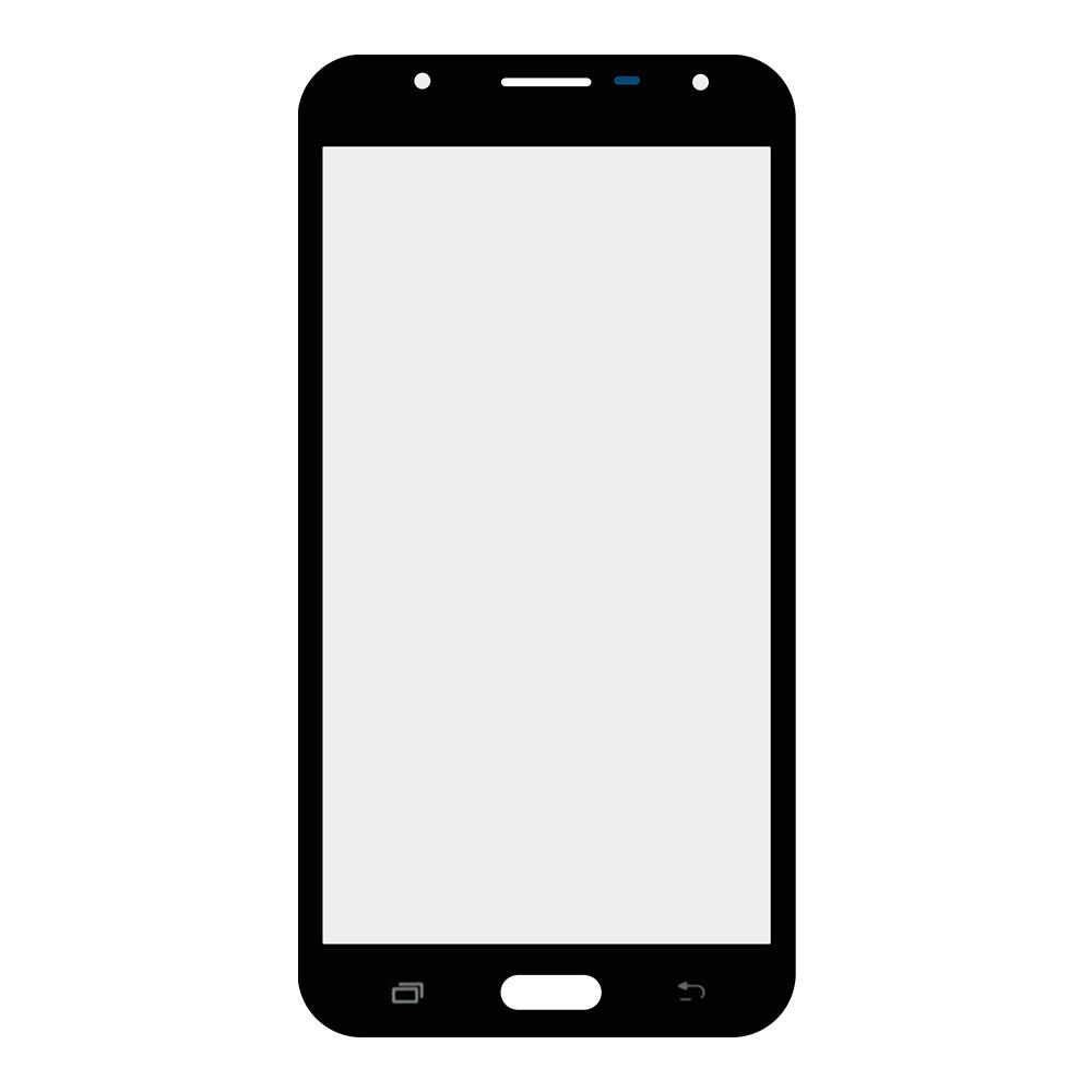 Стекло + OCA пленка для переклейки Samsung J701 Galaxy J7 Neo( черный)