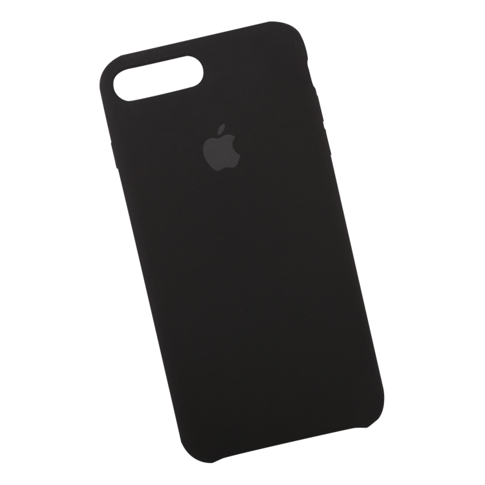 Силиконовый чехол для iPhone 8 Plus/7 Plus "Silicone Case" с магнитным держателем (черный)