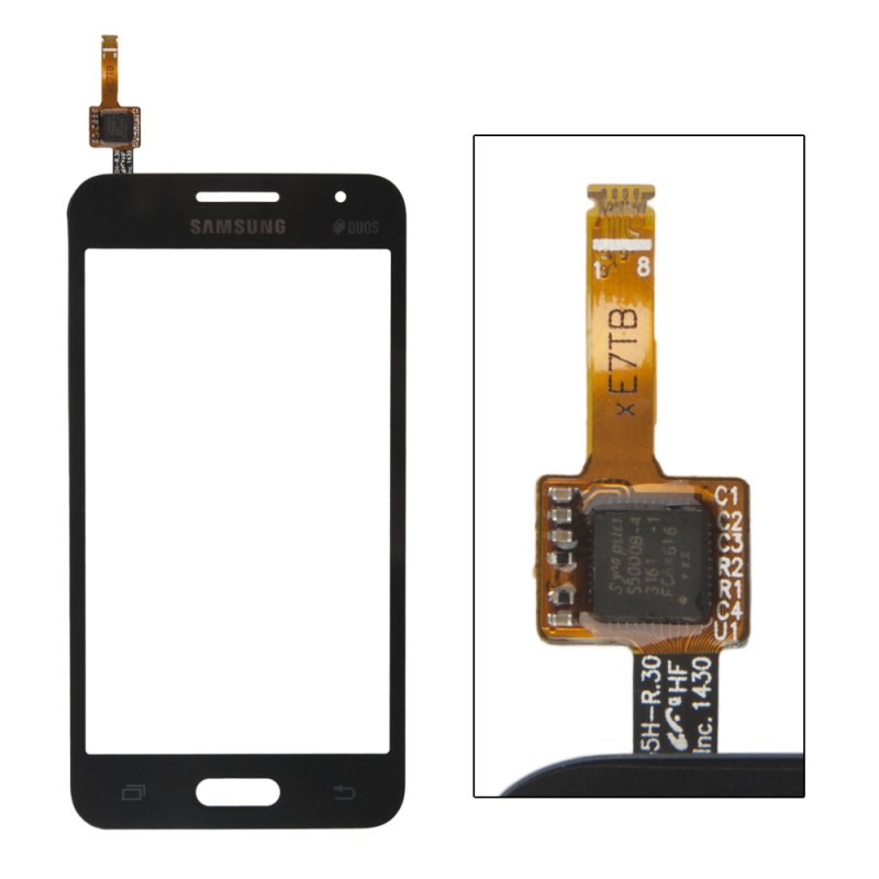 Тачскрин для Samsung Galaxy Core 2 Duos SM-G355H/DS ревизия 03 1-я категория (черный)