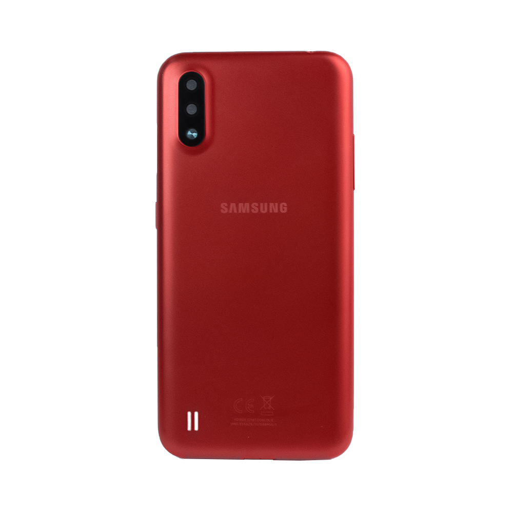 Задняя крышка для Samsung Galaxy A01 SM-M015 (красный)
