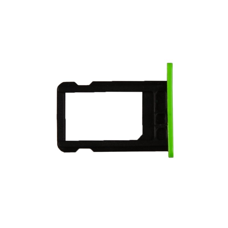 Держатель SIM-карты (сим лоток) iPhone 5С (зеленый)