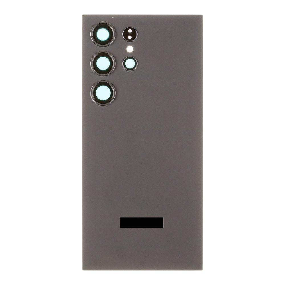 Задняя крышка для Samsung Galaxy S24 Ultra SM-S928 (черный), премиум