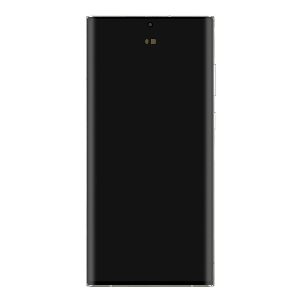 LCD дисплей для Samsung Galaxy S22 Ultra SM-S908 в рамке (белый) 100% OR SP