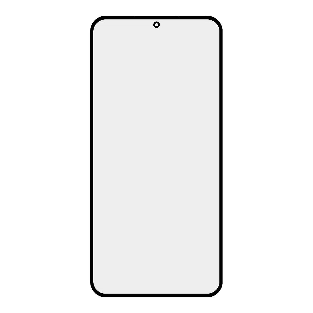 Стекло + OCA плёнка для переклейки Samsung Galaxy S22+ (черный)