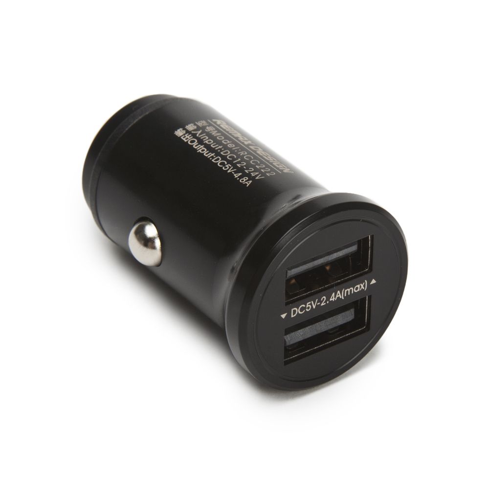 АЗУ REMAX Alloy RCC222 2xUSB, 4.8А (черный)