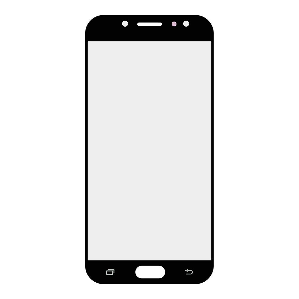 Стекло для переклейки Samsung SM-J730 J7 2017 (цвет черный)