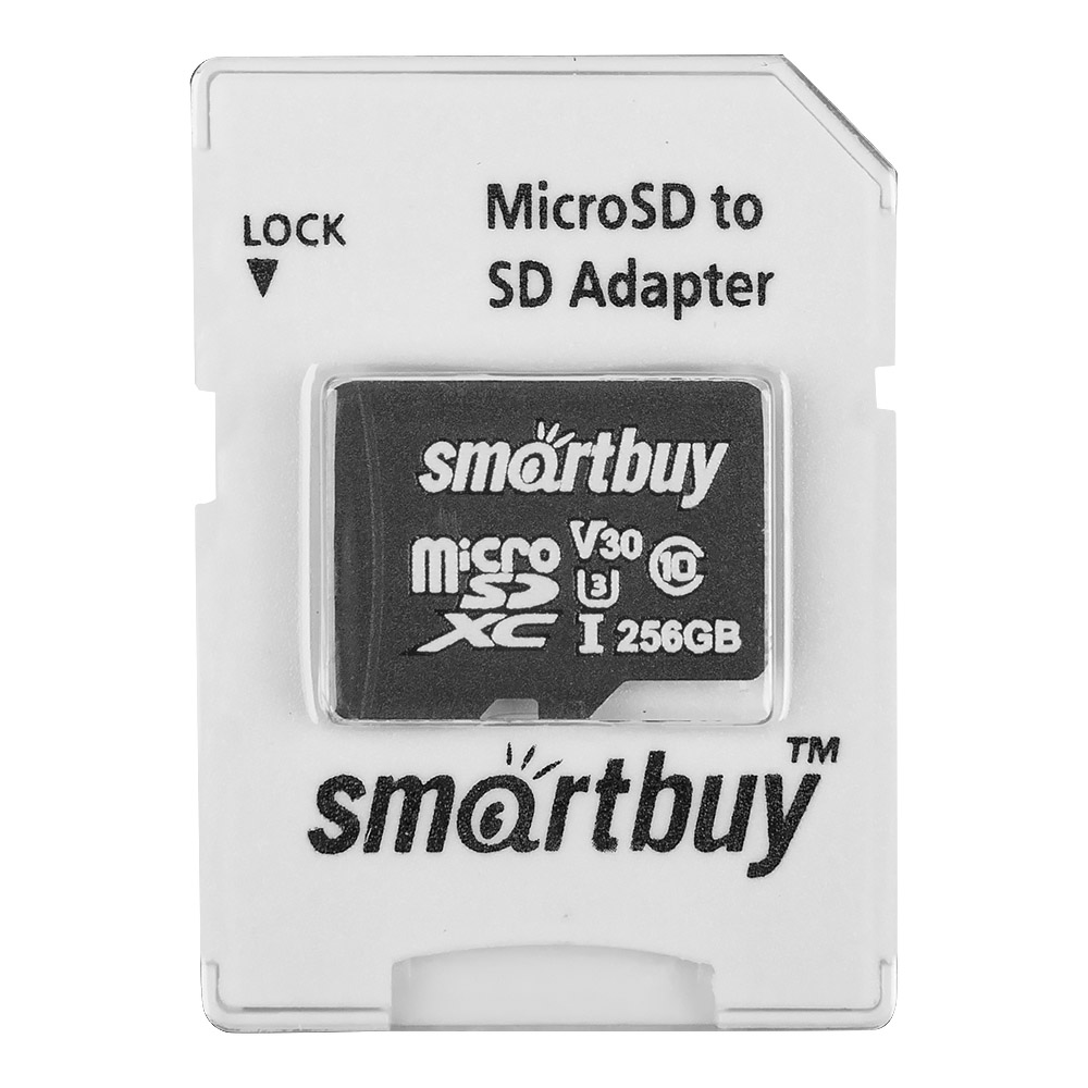 Карта памяти SmartBuy Micro SD 256Гб (class 10) с адаптером