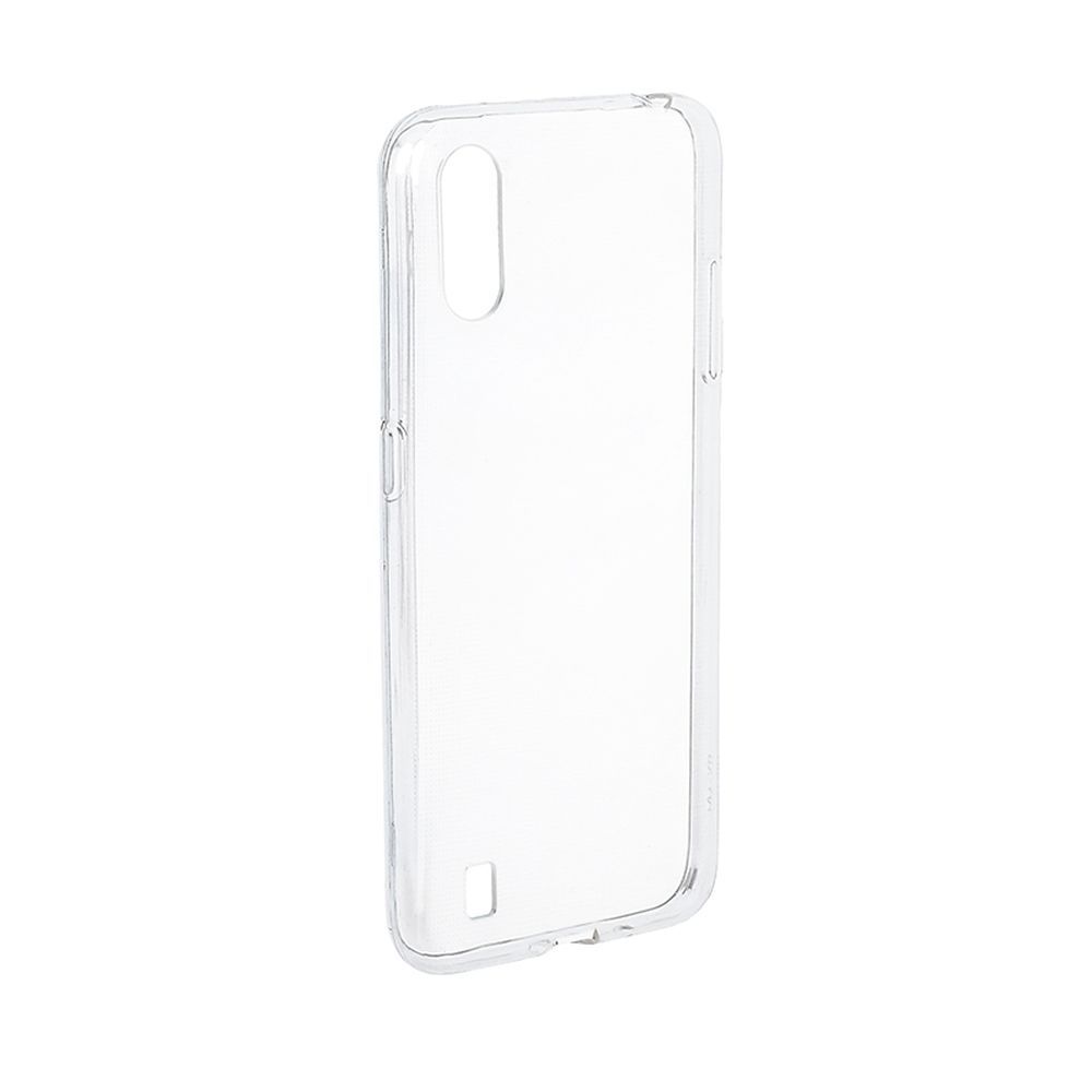 Силиконовый чехол "LP" для Samsung Galaxy A01 TPU (прозрачный) коробка