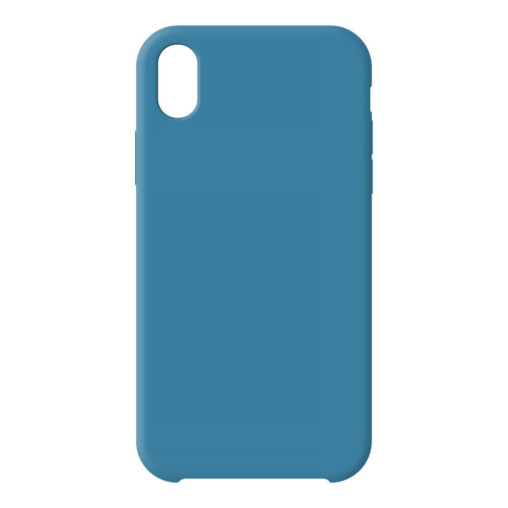 Силиконовый чехол для iPhone Xr "Silicone Case" (васильковый, блистер) 38
