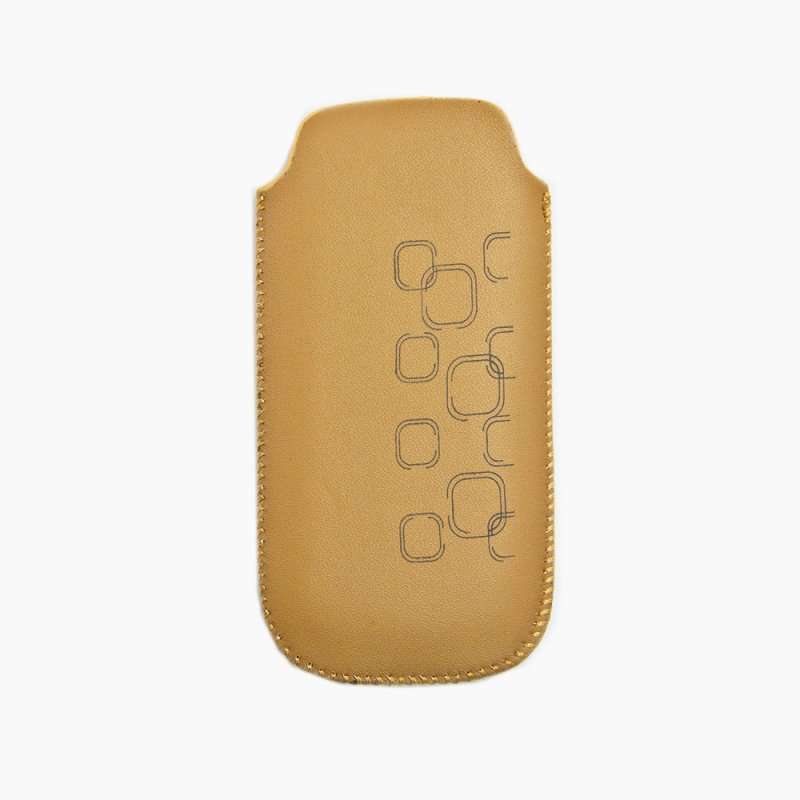 Футляр 11*5,5 см CP-315 св.коричневый (упаковка пакетик)