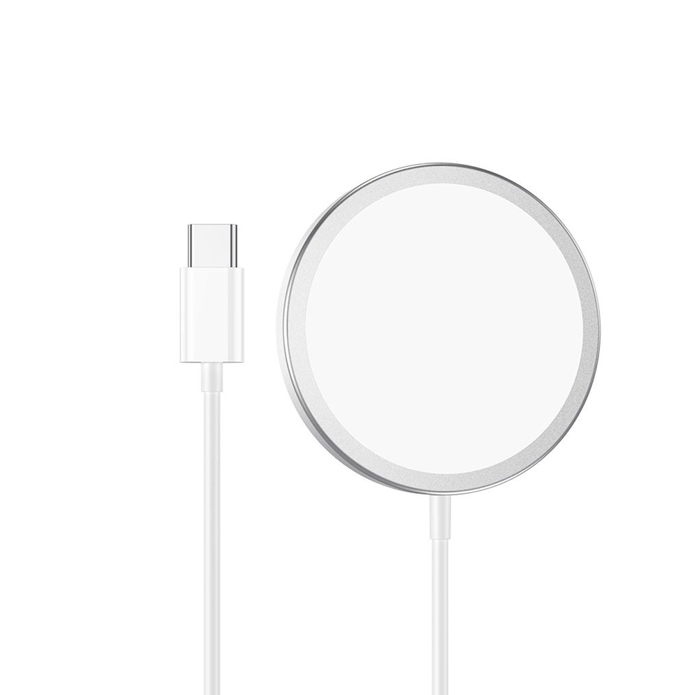 Беспроводное ЗУ BOROFONE BQ9 Original для смартфона, 15W, магнитное (белый)