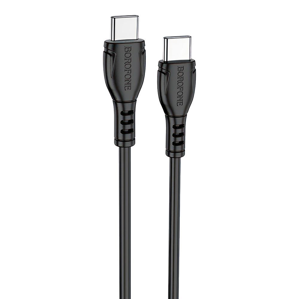 USB-C кабель BOROFONE BX51 Triumph Type-C, 3А, 60W, 1м, PVC (черный)