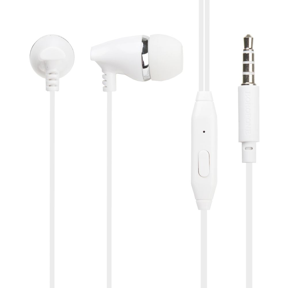 Гарнитура BOROFONE BM25 Sound Edge 3.5мм, внутриканальная, 1.2м (белый)