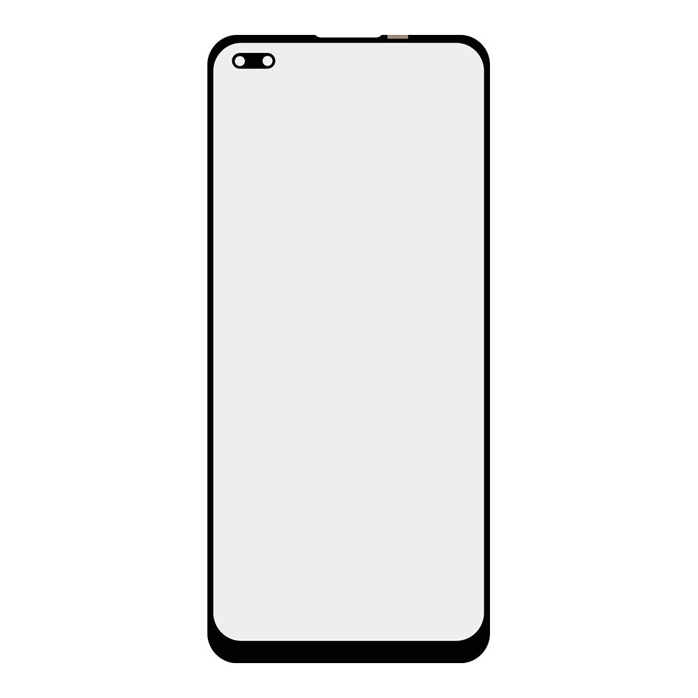 Стекло для переклейки Oppo Reno 4 lite (черный)