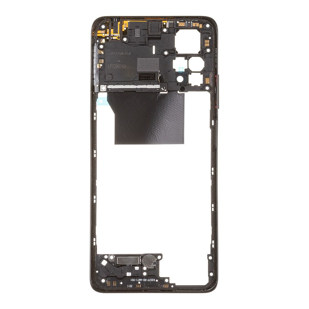 Средняя часть для Xiaomi Redmi Note 12 Pro 4G (2209116AG) (черный)