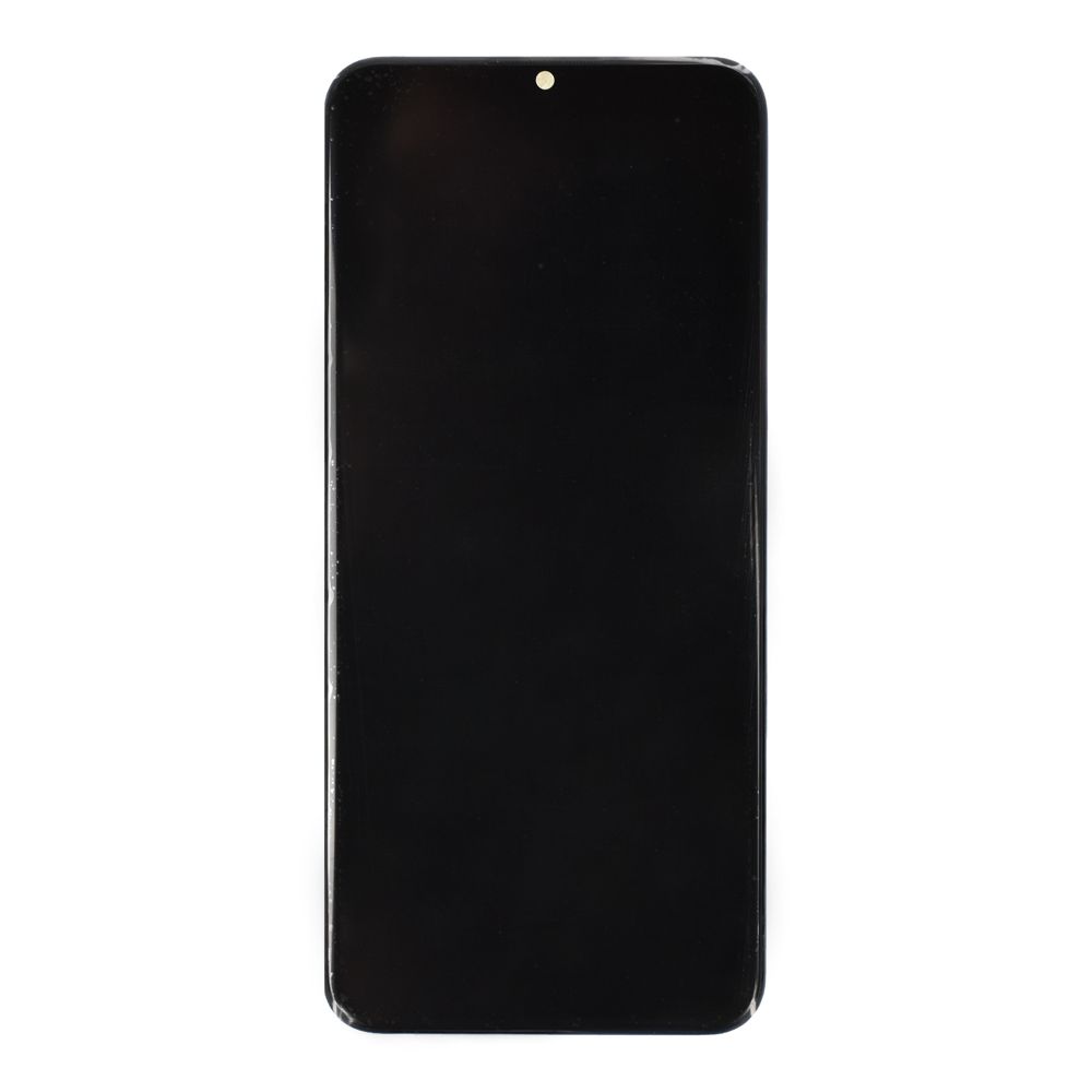 LCD дисплей для Samsung Galaxy A03s SM-A037F GH81-21232A в рамке (черный) 100% OR