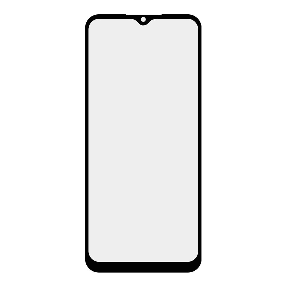 Стекло + OCA пленка для переклейки Realme C21 (черный)