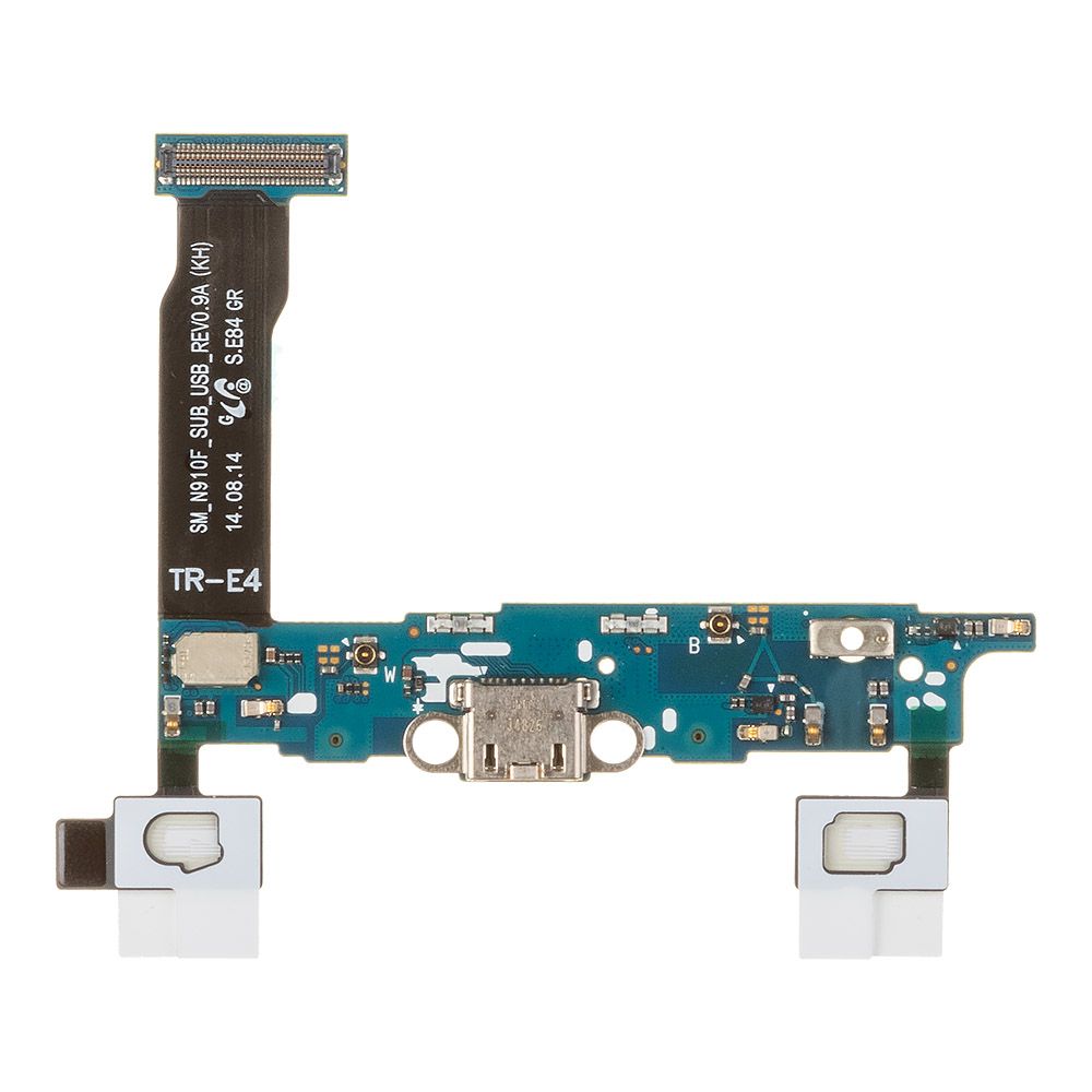Шлейф/FLC Samsung Galaxy Note 4 SM-N910 на системный разъём/микрофон