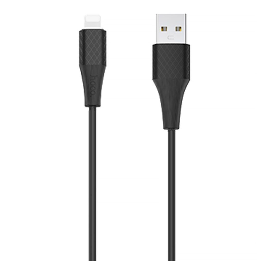 USB кабель HOCO X32 Excellent Lightning 8-pin, 1м, TPE (черный)