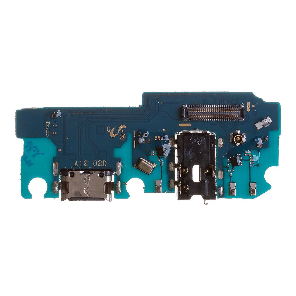 _Шлейф/FLC Samsung Galaxy A12/M12 SM-A125/M127 на системный разъём/разъём гарнитуры/микроф (оригинал