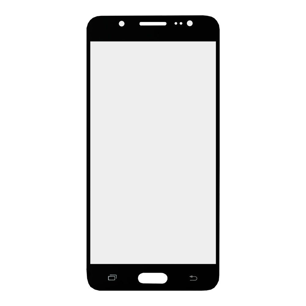 Стекло + OCA плёнка для переклейки Samsung J510 Galaxy J5 (2016) (черный)