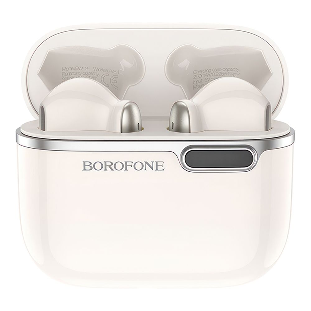 TWS гарнитура BOROFONE BW12 Leisure BT 5.1, вкладыши (белый)