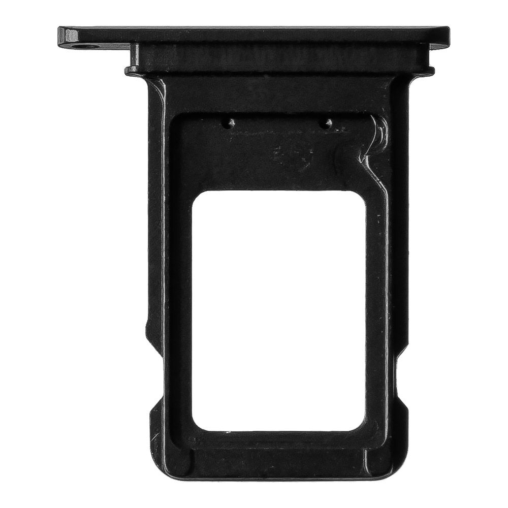 Держатель SIM-карты (сим лоток) iPhone XR (черный)
