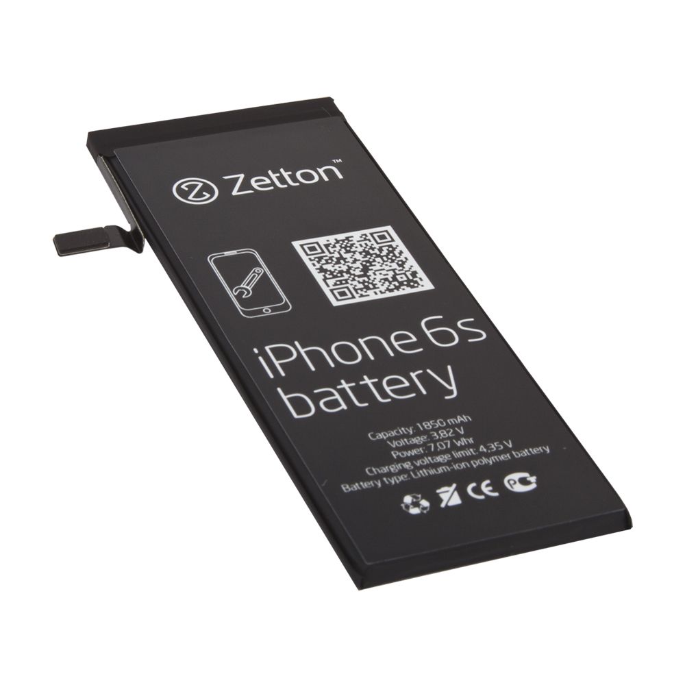 Аккумулятор (АКБ) Zetton для iPhone 6S 1850 mAh, Li-Pol аналог 616-00036