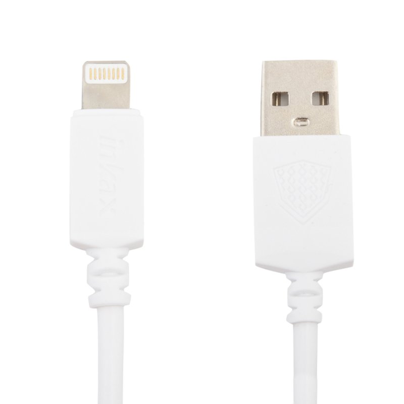USB кабель inkax CK-08 Kingkong Lightning 8-pin, 2м, TPE (белый)