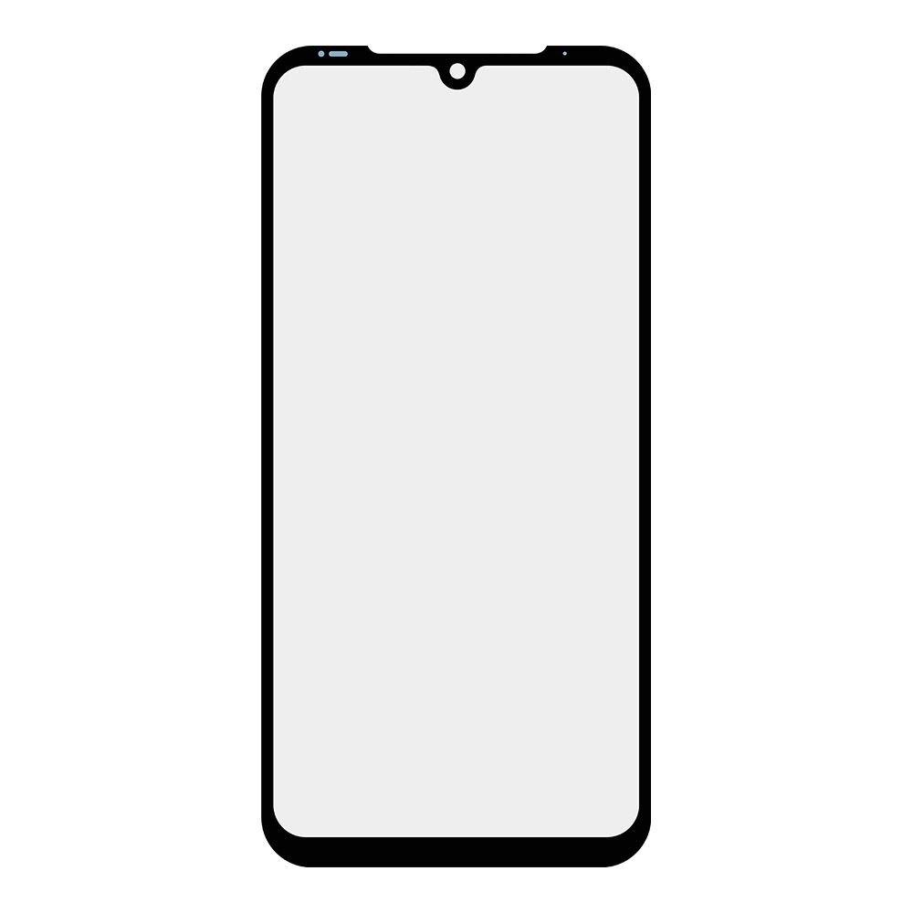 Стекло для переклейки Motorola Moto G8 Plus (черный)