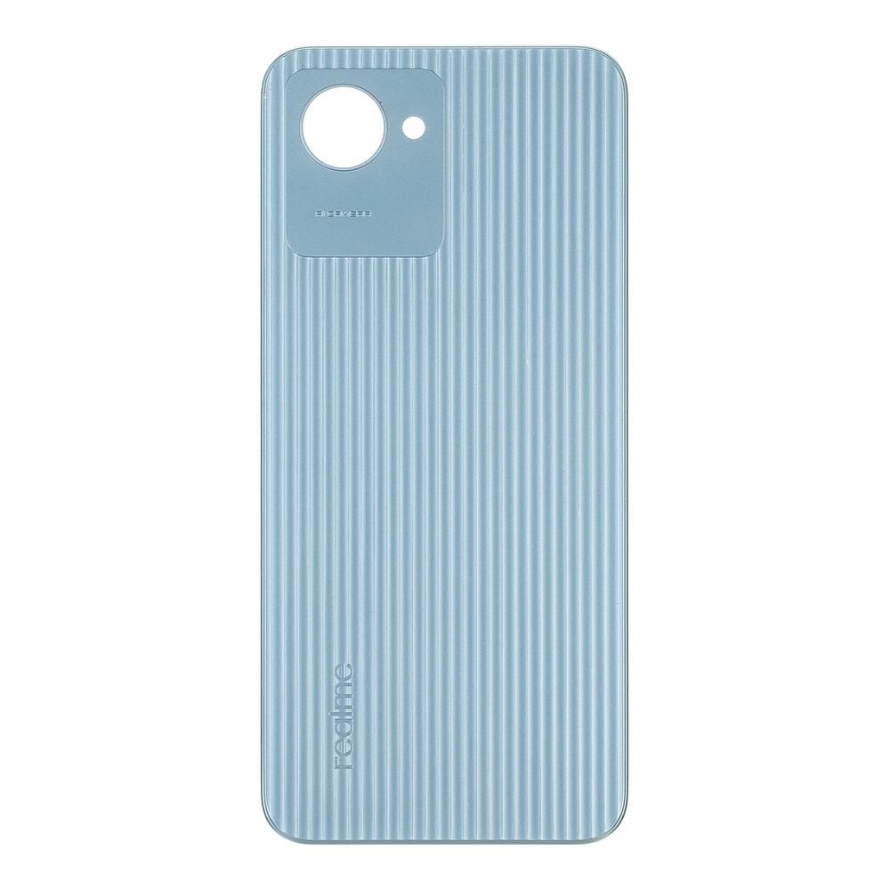 Задняя крышка для Realme C30 (RMX3581) (голубой)